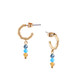 TC Bead - Mini Hoop Earrings Turquoise