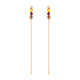 TC Bead - Ruby Long Earrings