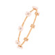 Tc Daisy - Pink Pearl Bangle Gold