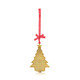 Alphabet Christmas Tree Decoration - Letter A Back