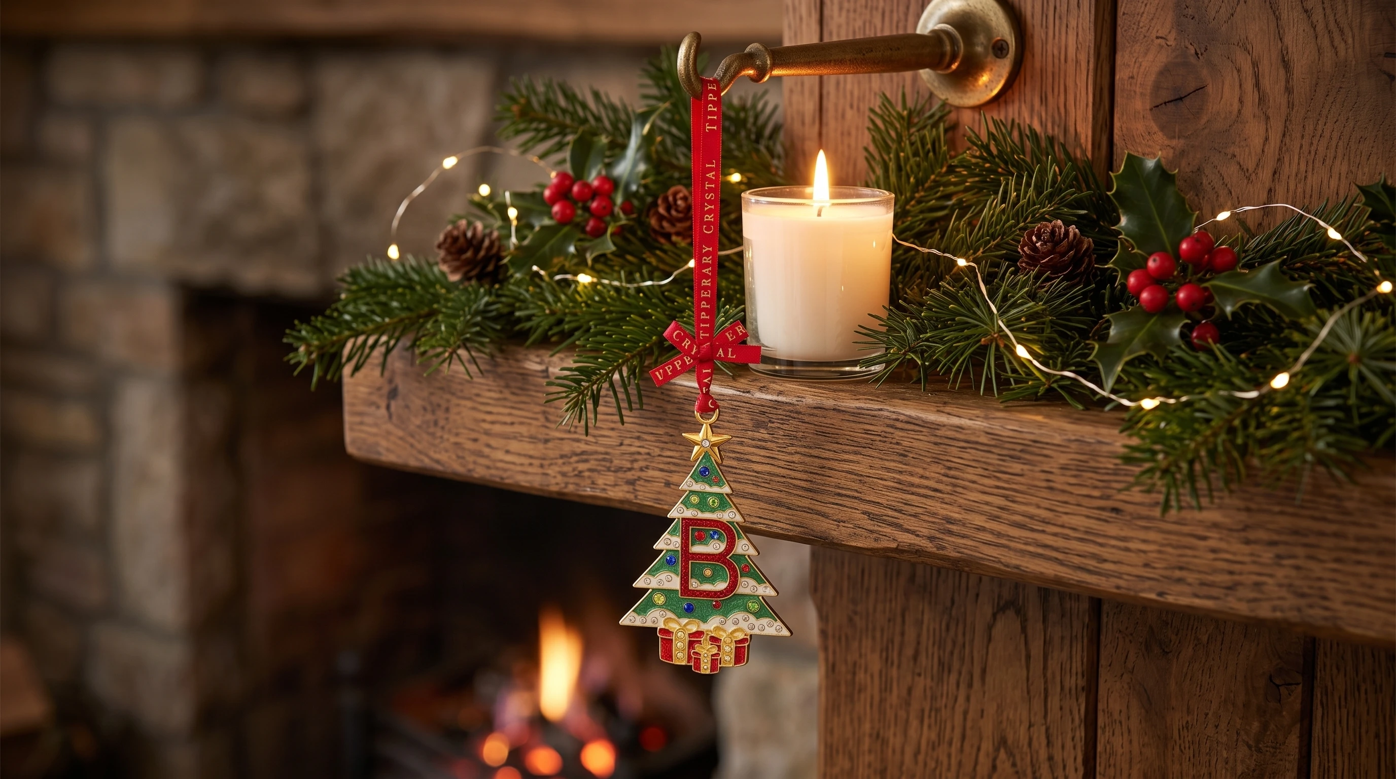 Funfair Tipperary Christmas collection featuring a ferris wheel tree decoration