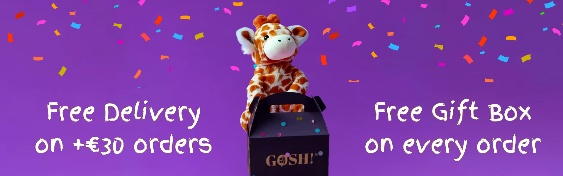 Gosh! Softies Free Delivery