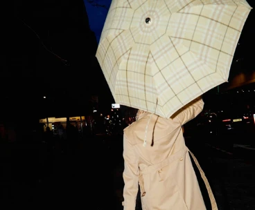 Umbrella in the rain