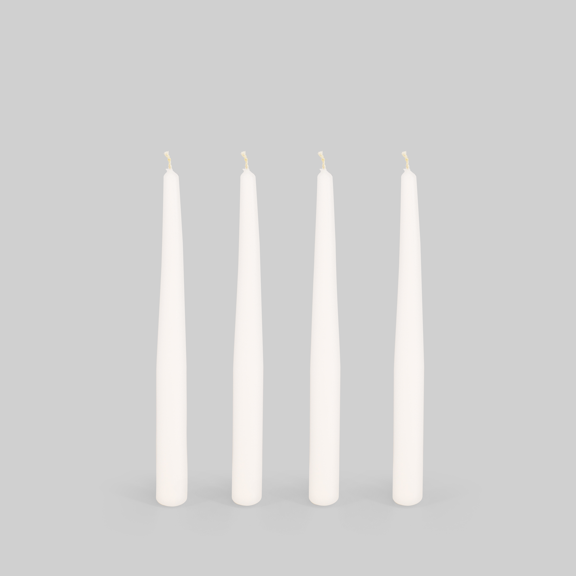 S/4 10" WHITE TAPER CANDLESTICK