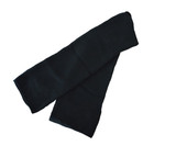 Acrylic scarf in black, featuring a simple, sleek design. Suitable for adding warmth as a clothing accessory. Acrylic scarf in black, featuring a simple, sleek design. Suitable for adding warmth as a clothing accessory.