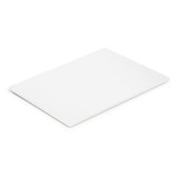 A4 notepad featuring 50 white leaves, with a plain design and a subtle branding logo. A4 notepad featuring 50 white leaves, with a plain design and a subtle branding logo.
