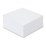 A white memo cube note pad with 400 leaves, featuring a plain square design. It has branding on one side. A white memo cube note pad with 400 leaves, featuring a plain square design. It has branding on one side.