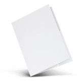A4 presentation folder in white, featuring a sleek design with a subtle branding logo. A4 presentation folder in white, featuring a sleek design with a subtle branding logo.