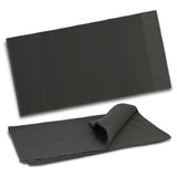 A dark green waffle towel with a textured surface, featuring a folded section to display its softness. A dark green waffle towel with a textured surface, featuring a folded section to display its softness.