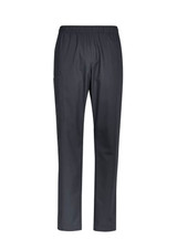 Men's scrub pants in dark grey with an elastic waistband and side pocket, featuring a minimal design. Men's scrub pants in dark grey with an elastic waistband and side pocket, featuring a minimal design.