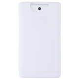 A white hand sanitiser container with a sleek and compact design, featuring a small nozzle at the top. A white hand sanitiser container with a sleek and compact design, featuring a small nozzle at the top.
