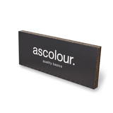 A black promotional plaque with a cardboard backing and a logo. It is rectangular in shape. A black promotional plaque with a cardboard backing and a logo. It is rectangular in shape.