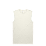 A light green sleeveless tank top with a simple design and a branding logo.