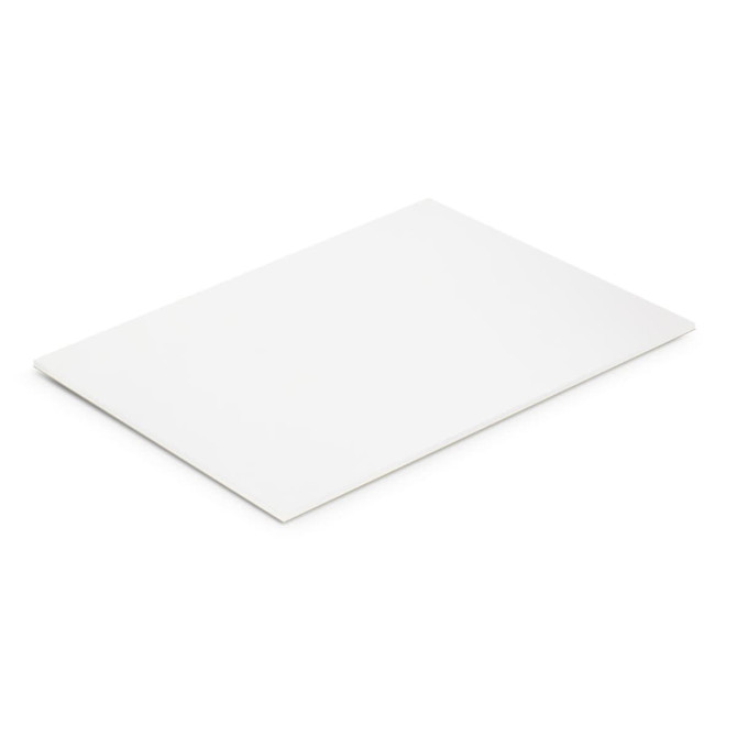 A3 sketching pad with 50 blank white leaves, featuring a branding logo.