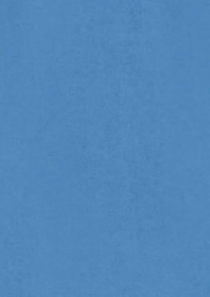 A light blue women's button-up shirt with 3/4 sleeves and a logo. The fabric appears soft and lightweight.