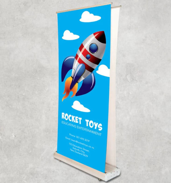 Double Sided Light Weight Pull Up Banner 850mm x 2000mm