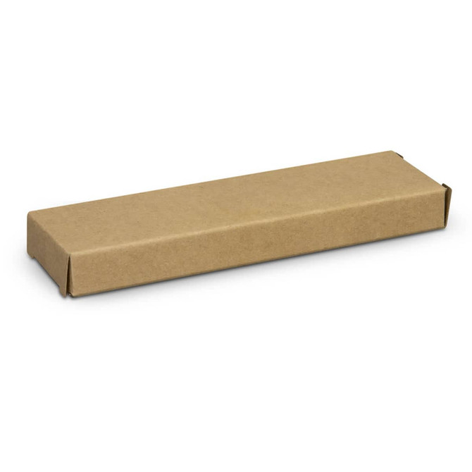A brown, rectangular cardboard box with a flap closure, suitable for packaging.