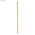 A gold stainless steel straw, 6mm x 215mm, featuring a straight design and a branding logo.