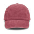 A vintage washed cap in a soft dusty rose colour with a curved brim and adjustable strap. It features a logo.