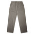 Faded cuffless track pants in a muted grey tone, featuring an elastic waistband and side pockets.