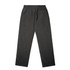Faded cuffless track pants in dark grey with an elastic waistband and a back pocket. Features a logo branding.