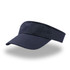 A navy Atlantis Roland Visor with a wide brim and adjustable strap, featuring a logo on the front.
