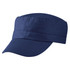 A navy blue cap with a wide brim and a structured design. Features a logo on the front.