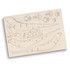 A wooden model kit featuring laser-cut pieces of a tuatara in natural wood colour. It includes numbered parts for assembly.