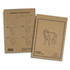 Assembly instructions for a BRANDCRAFT Sheep Wooden Model, featuring a diagram and step-by-step guide on a brown background.