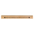 A bamboo 30cm ruler featuring black text and stars, with a smooth, natural wood finish.