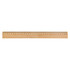 A bamboo 30cm ruler in a light wood finish, featuring clear measurement markings. It has a logo on one side.