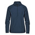 A navy blue women's Pacifica 1/4 zip anorak jacket featuring a zippered neckline and a logo.