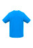 A vibrant blue men's short sleeve tee, featuring a simple design and no visible text or logos.