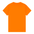An orange heavy cotton adult t-shirt featuring a plain design with no visible logos or branding.