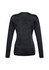 A dark grey women's Milano pullover jumper, featuring long sleeves and a fitted design.