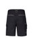 Men's work shorts in black with cargo pockets and a feature logo on the back. Designed for durability and functionality.