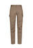 Men's Work Pants in khaki with cargo pockets, featuring a stylish, comfortable design and a branding logo.