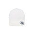 A white UFlex adults’ recycled ottoman cap with a branded logo and a rounded peak.