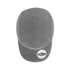 A grey UFlex Ripstop 5 Panel Cap featuring a logo on the front. The cap has a structured design and a flat brim.