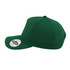 A green UFlex High Profile 5 Panel Snap Back cap with a round logo on the side.