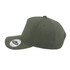 A green UFlex High Profile 5 Panel Snap Back cap with a curved brim and a branding logo on the side.