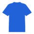 A blue Softstyle Adult Double Pique Polo shirt with short sleeves and a collar, featuring a logo.