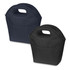 A Frost Cooler Bag in navy blue and black, featuring a handle and a front pocket. The bag has a logo.