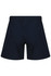 Navy blue men's sports shorts with an elastic waistband and no visible branding.