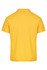 A yellow polo shirt with a simple design and short sleeves. The shirt has a collar and no visible branding.