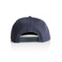 A navy blue cap with an adjustable strap at the back, featuring a logo.