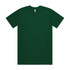 A green classic tee featuring a simple design and a tag at the neckline.