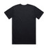 A plain black t-shirt with a classic fit, featuring a smooth back design and no visible logos.