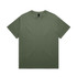 A green Heavy Tee T-shirt featuring a plain design and a logo at the neck.
