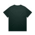 A dark green Heavy Tee t-shirt featuring a plain back design and short sleeves.